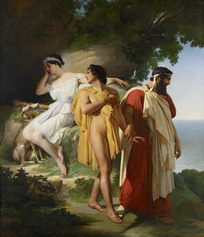 Telemachus و Eucharis ، 1824 بواسطة ريمون كوينساك مونفويزين